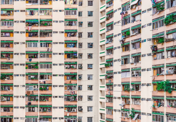 istock public housing in Hong Kong, Asia 1012951552