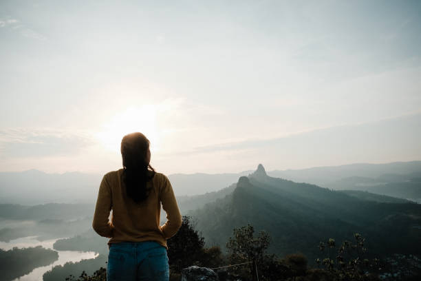 istock Asian Women Hiking 1012968970