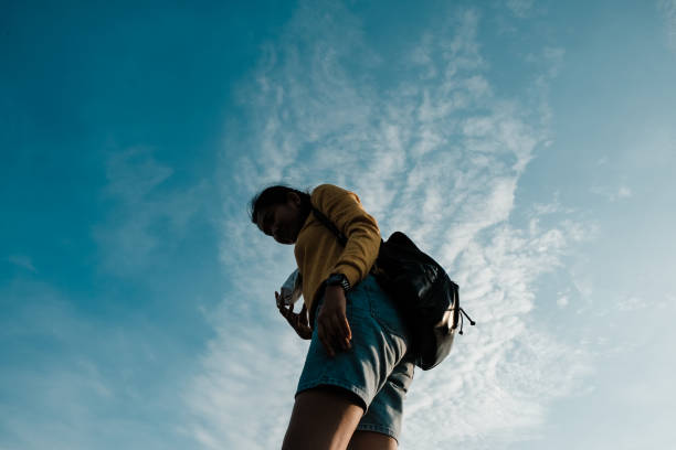 istock Asian Women Hiking 1012969776