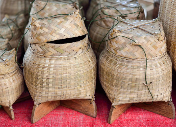 istock A box of sticky rice for rice in Thailand 1012989222