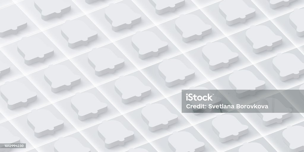 Notification Abstract Background White Textured Background With 3d Notification Web Signs Stock ...