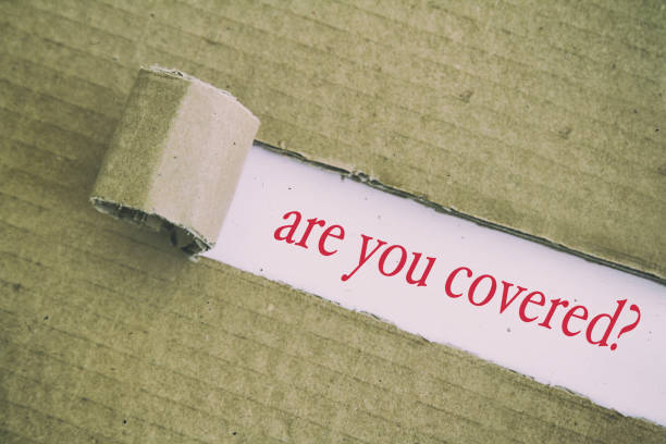 are you covered? stock photo