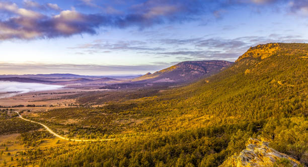 istock Jarvis Hill lookout panorama on early morning. Hawker, Flinders Ranges 1013009776