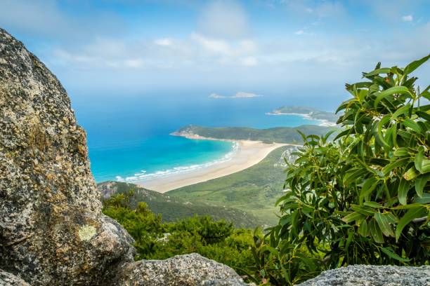 Wilsons promontory national park view from Mount Oberon