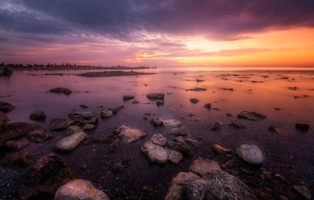 Sunrise at Eforie sud beach