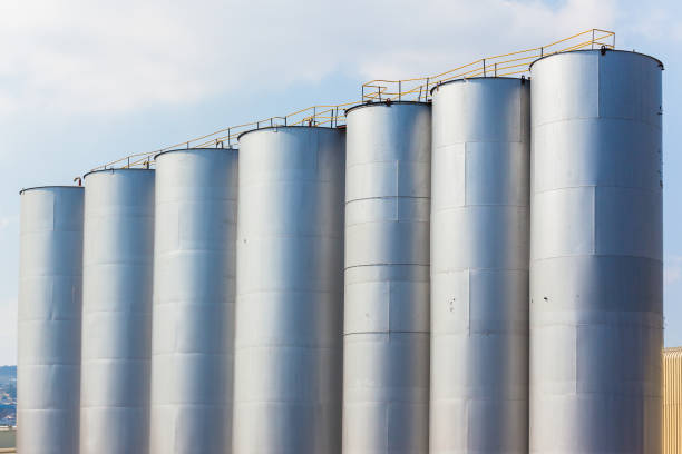 istock Steel Storage Tanks Industry 1013013960