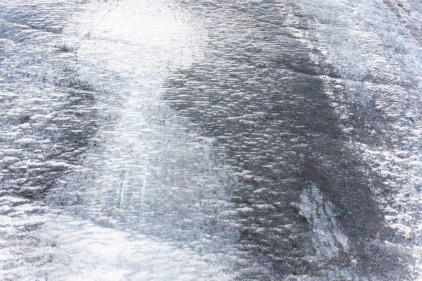 istock a layer of verglas or ice on rocks could be very dangerous for climbers 1013016804