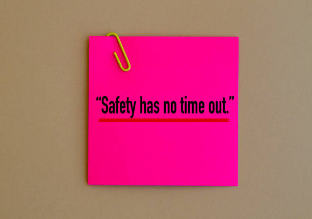 istock Safety has no time out message written on colorful sticky notes 1013019220
