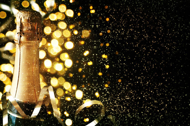Celebration theme with champagne still life
