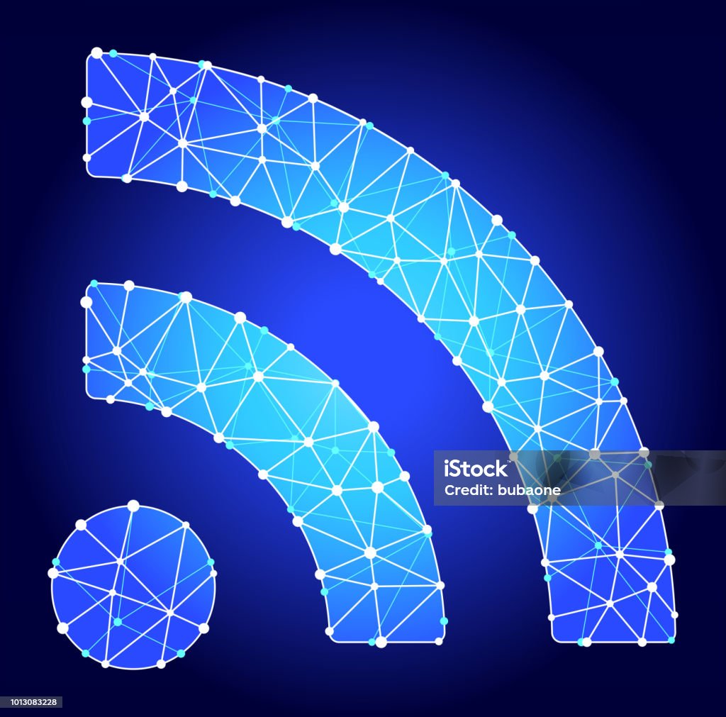 Computer Node Pattern Image Computer Network Blue Triangle Node Vector Pattern Stock Illustration ...