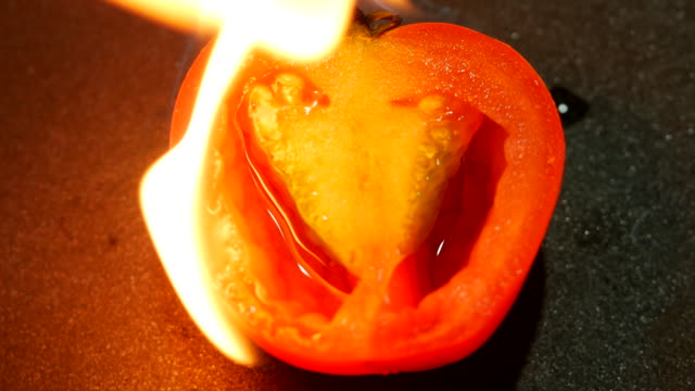 Burning tomato
