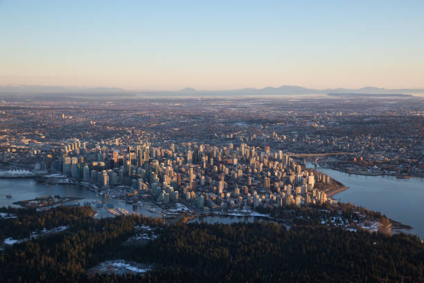 istock Downtown Vancouver Aerial during Sunset 1013112452