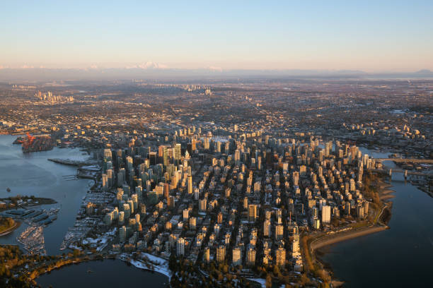 istock Downtown Vancouver Aerial during Sunset 1013114428