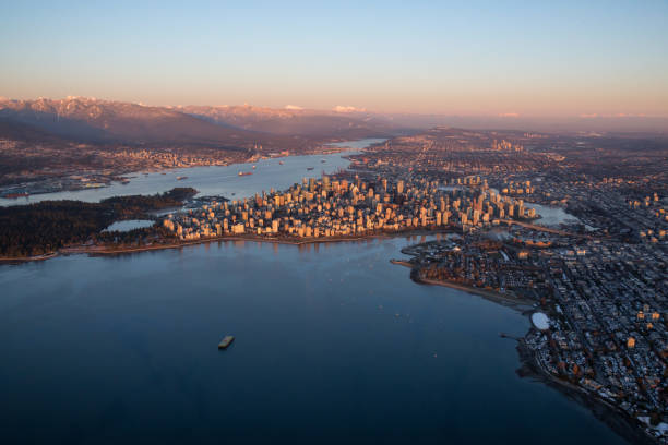 istock Downtown Vancouver Aerial during Sunset 1013114952