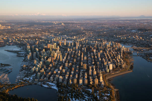 istock Downtown Vancouver Aerial during Sunset 1013115046