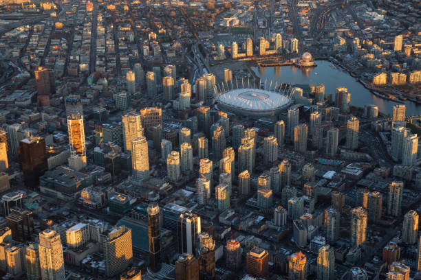 istock Downtown Vancouver Aerial during Sunset 1013115130
