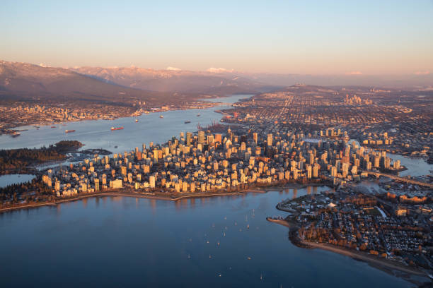 istock Downtown Vancouver Aerial during Sunset 1013115202
