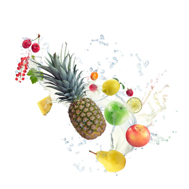 istock Healthy Food with water splash 1013123006