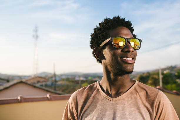 istock Young african american man on the terrace 1013129218