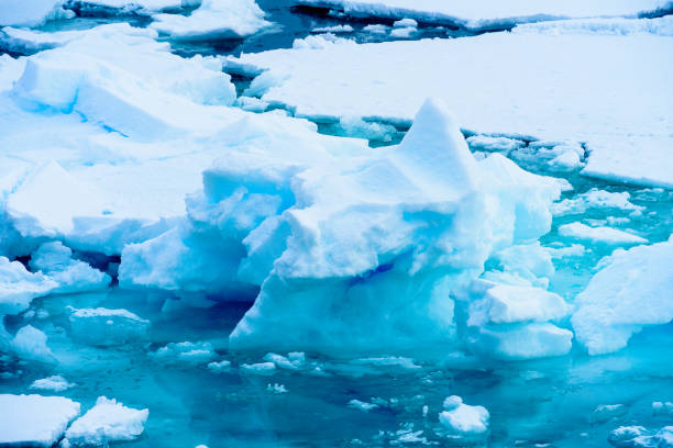 istock Small iceberg on the water in Arctic 1013130396
