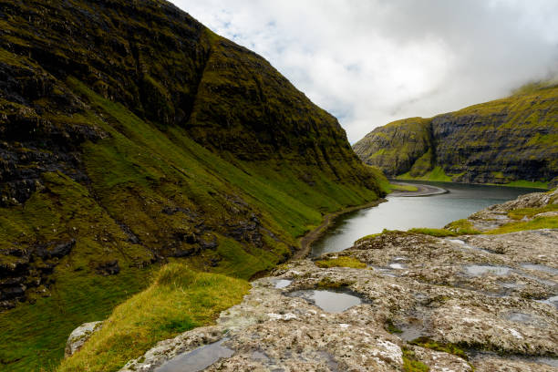 Faroe Island, Kingdom of Denmark Nature of Eysturoy, Faroe Islands, autonomous region of the Kingdom of Denmark 11313 stock pictures, royalty-free photos & images