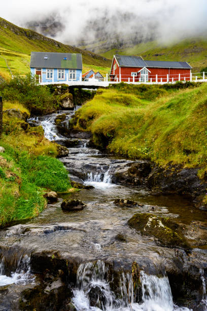 Kunoy, an island located in the north-east of the Faroe Islands