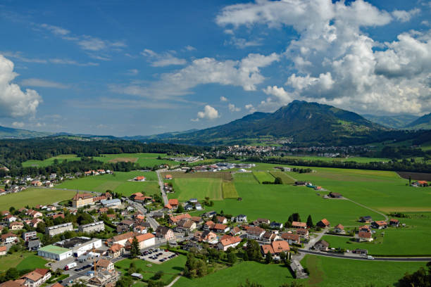 istock Beautiful views in Gruyeres 1013159716