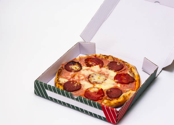 istock Pizza in cartoon box ready to eat 1013163258