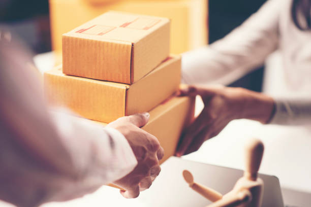 istock parcel delivery with good depth of field 1013163504