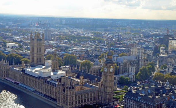 istock Aerial view of Big Ben 1013171830