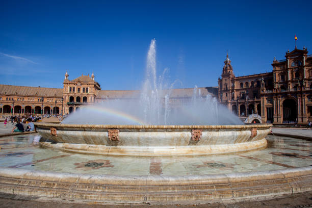 istock Beautiful Plaza De Espana, Seville, Spain 1013175648