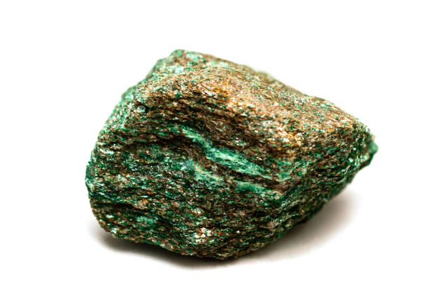 istock Fuchsite mineral isolated on white background 1013175794