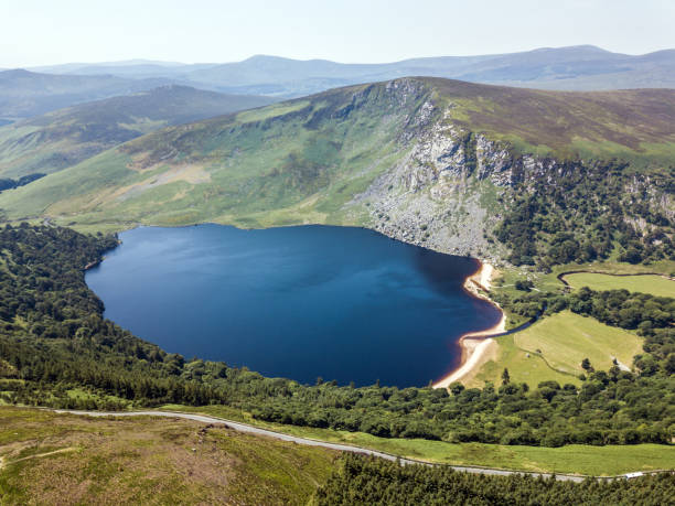 istock Drone view on the Lake Guiness (Lake Lough Tay) 1013185474