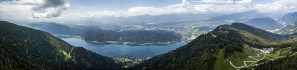 istock Drone view on lake Ossiacher See in Austria 1013188762