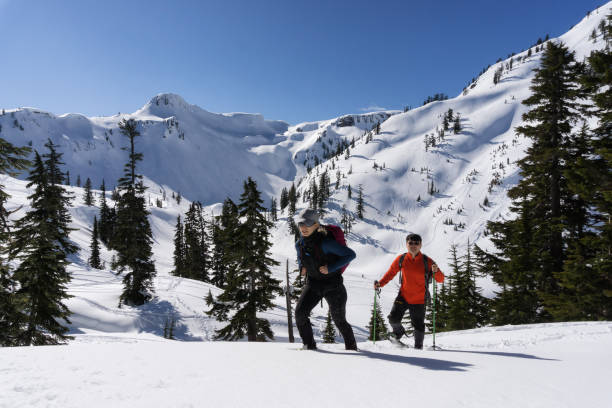 istock Snowshoeing in the snow 1013201990