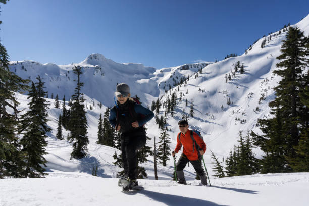 istock Snowshoeing in the snow 1013202050