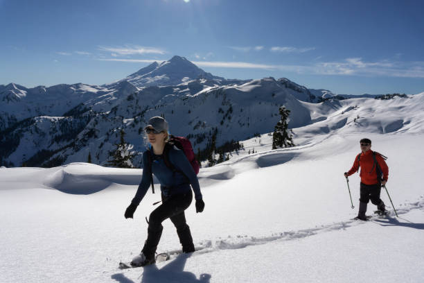 istock Snowshoeing in the Snow 1013202186