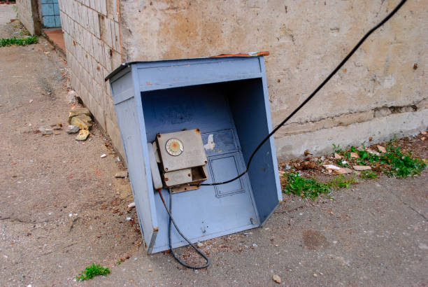 istock Broken Soviet union public telephone in Pripyat, a ghost town in northern Ukraine, evacuated the day after the Chernobyl disaster on April 26, 1986 1013208286