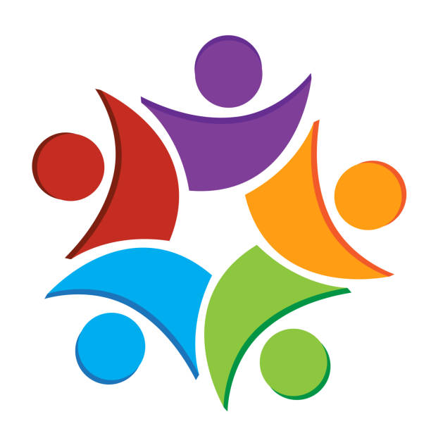 istock Logo teamwork business icon. Concept of community union goals solidarity partners vector 1013216576
