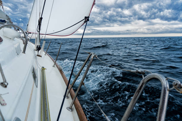 istock Sailboat sailing over the sea 1013216662
