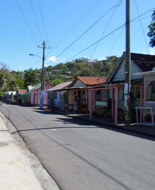 istock Quaint Village in St Lucia 1013229728