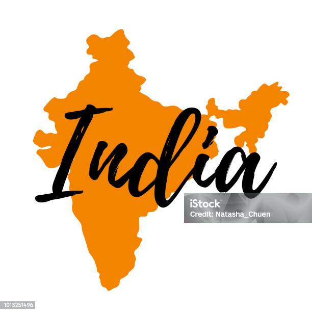 Cartoon Map Of India Stock Illustration - Download Image Now - Abstract,  Art, Asia - iStock