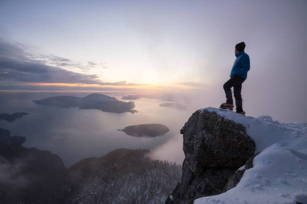 istock Man on top of St Mark's Peak 1013259018