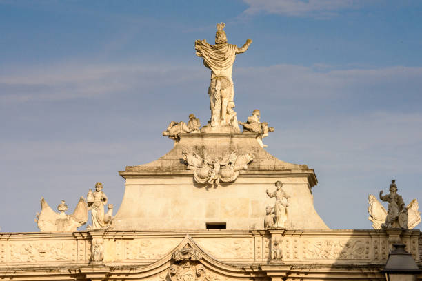 istock Statues at the Alba Iulia  Fortrss complex in Alba County, Transylvania, Romania 1013259726