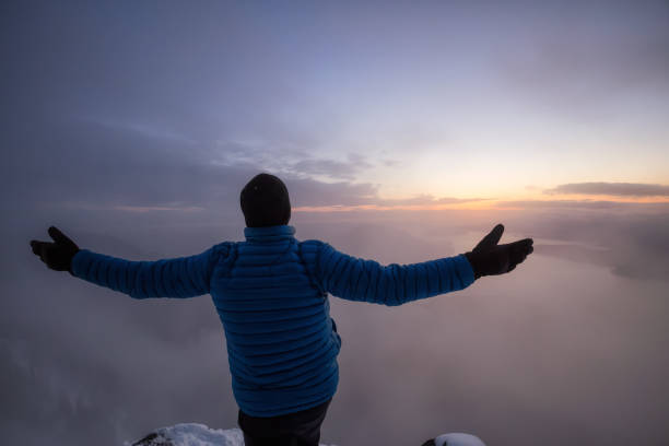 istock Man on top of St Mark's Peak 1013259780