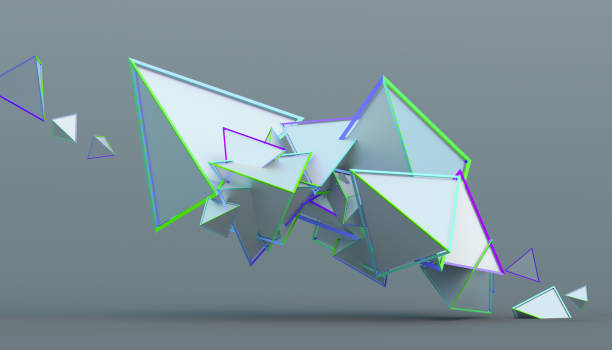 istock Abstract 3D Rendering of Geometric Shapes 1013275060