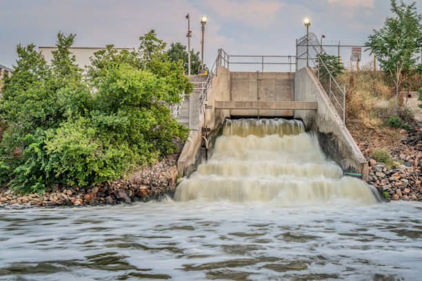 istock outflow of Denver wastewater into South Platte River 1013275690