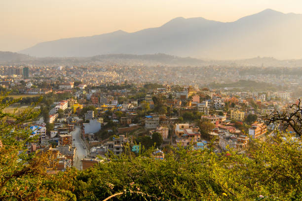 istock Swayambhunath (Swayambu or Swoyambhu), an ancient religious architecture atop a hill, Kathmandu, Nepal 1013283470