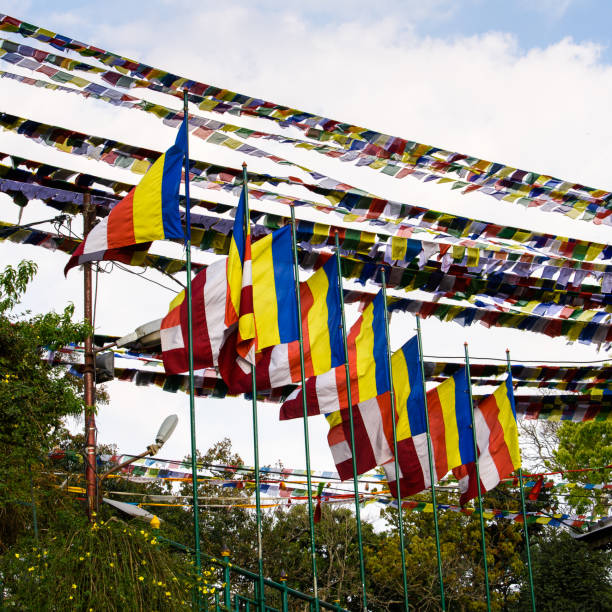 istock Swayambhunath (Swayambu or Swoyambhu), an ancient religious architecture atop a hill, Kathmandu, Nepal 1013293896
