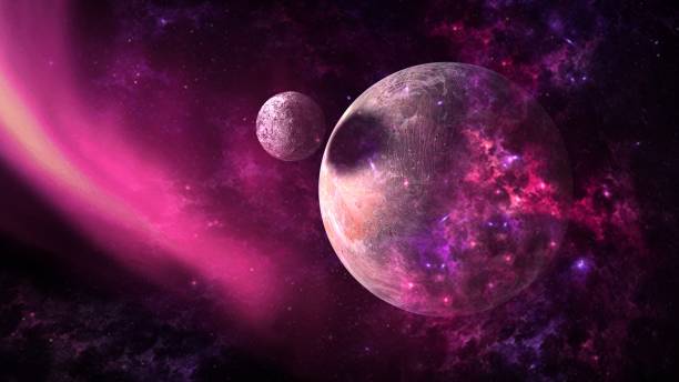 istock Planets and galaxy, science fiction wallpaper. 1013296188